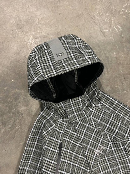 Helly Hansen Plaid Checkered Hard Shell Jacket