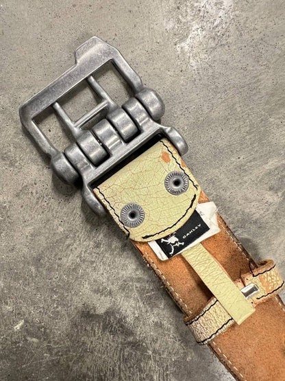 00s Vintage Oakley Leather Belt