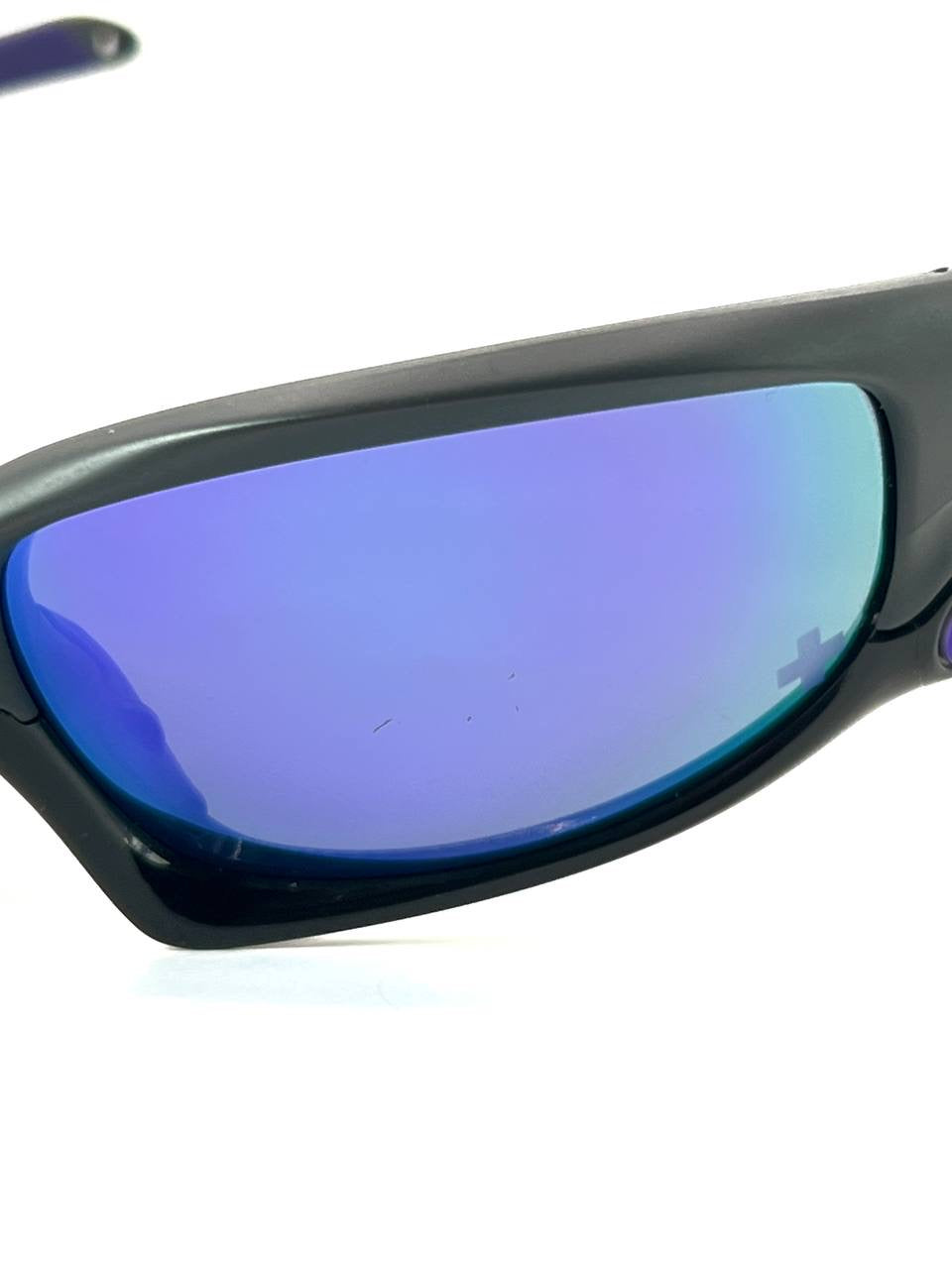 2011 Oakley Split Jacket Infinite Hero Carbon / Violet Iridium Sunglasses