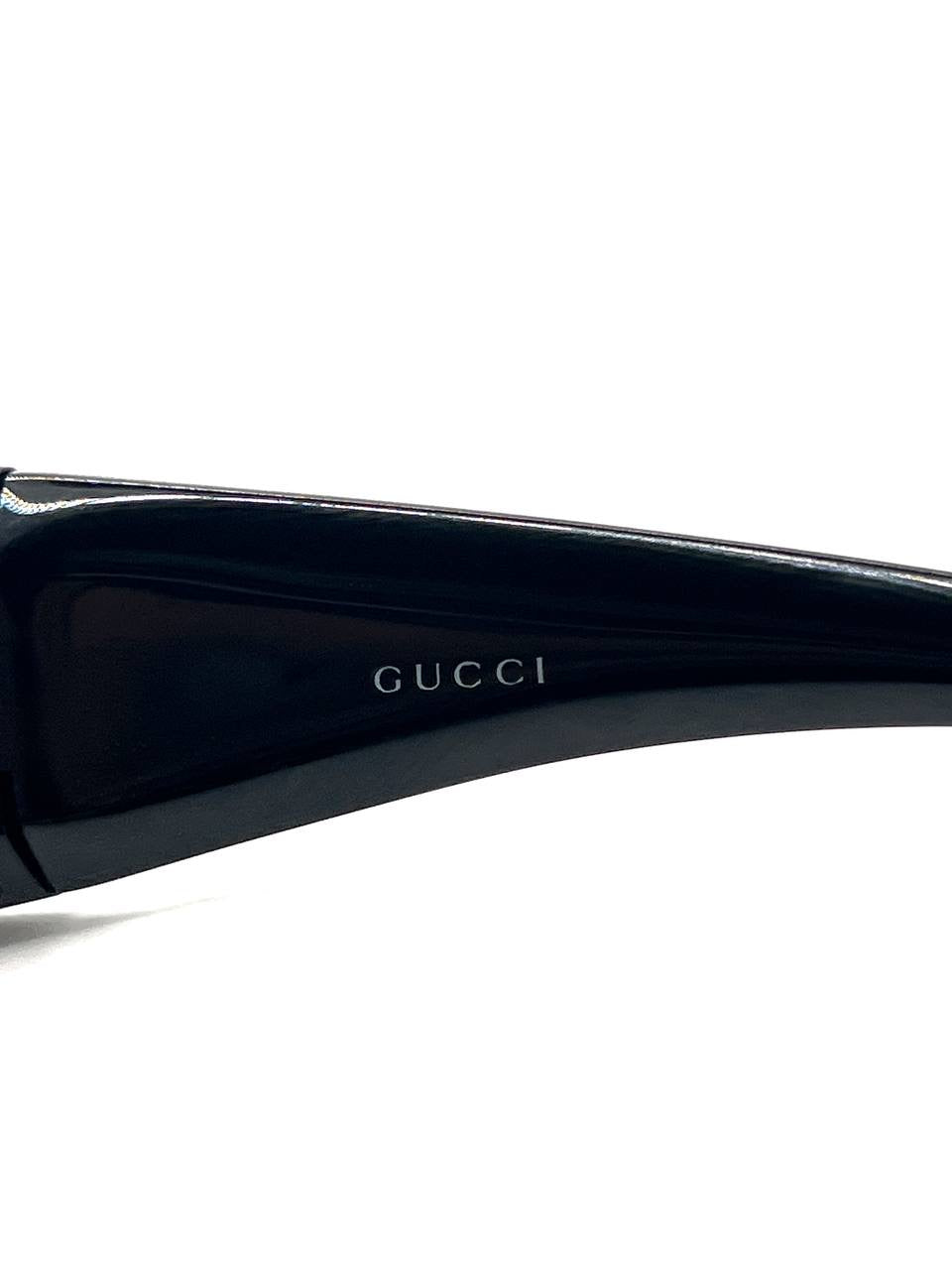 00s Vintage Gucci GG2516 Black Sunglasses