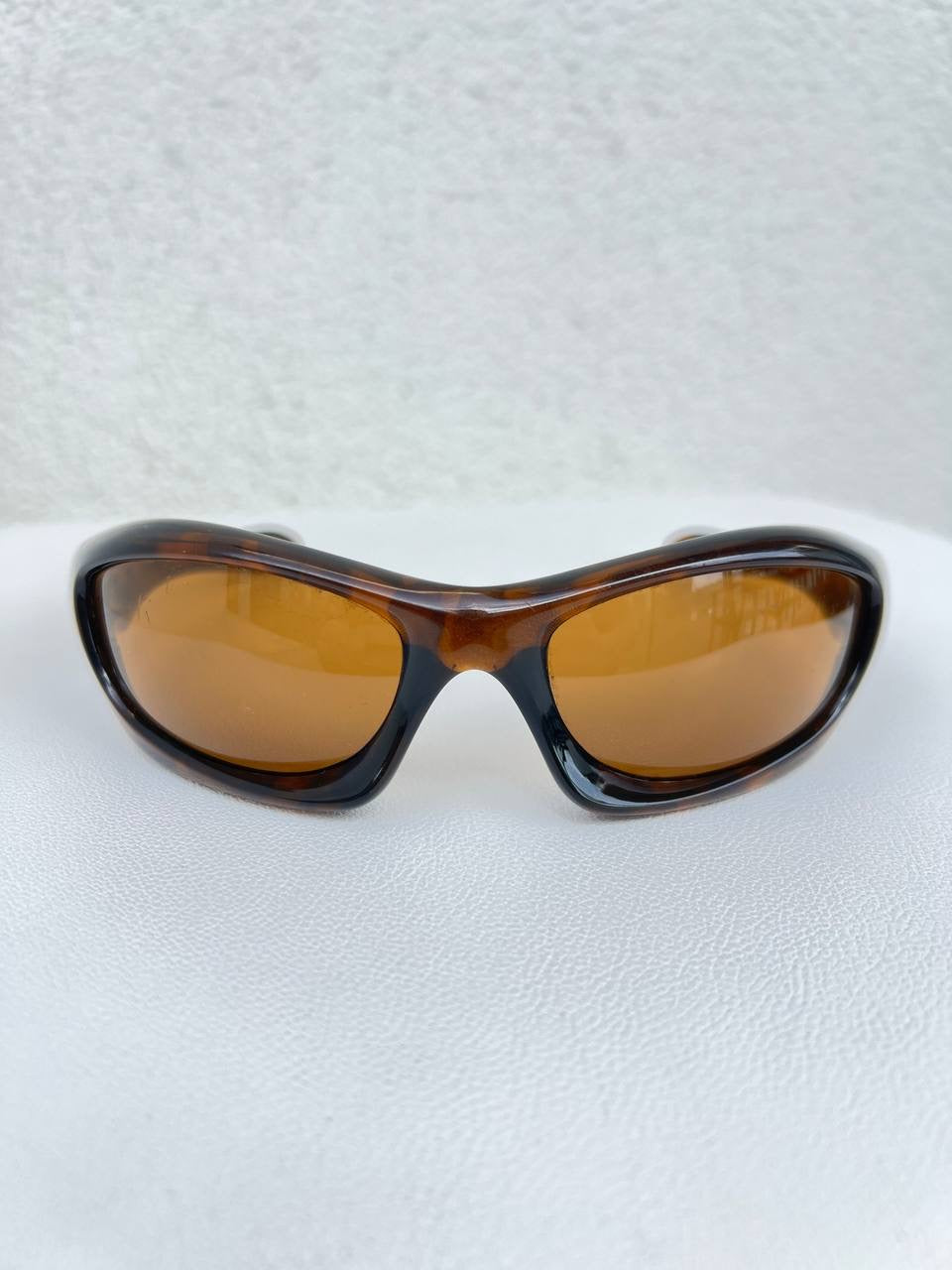 2003 Vintage Oakley Monster Dog 1st Gen Brown Tortoise / Bronze Sunglasses