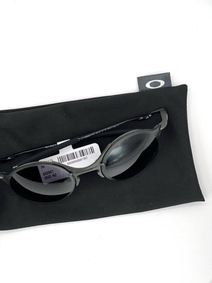 Oakley Tailend Ti Titanium Satin Carbon Prizm Grey Sunglasses