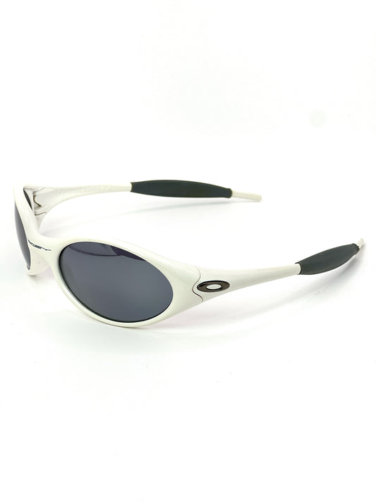 1999 Vintage Oakley Eye Jacket Pearl White / Black Iridium