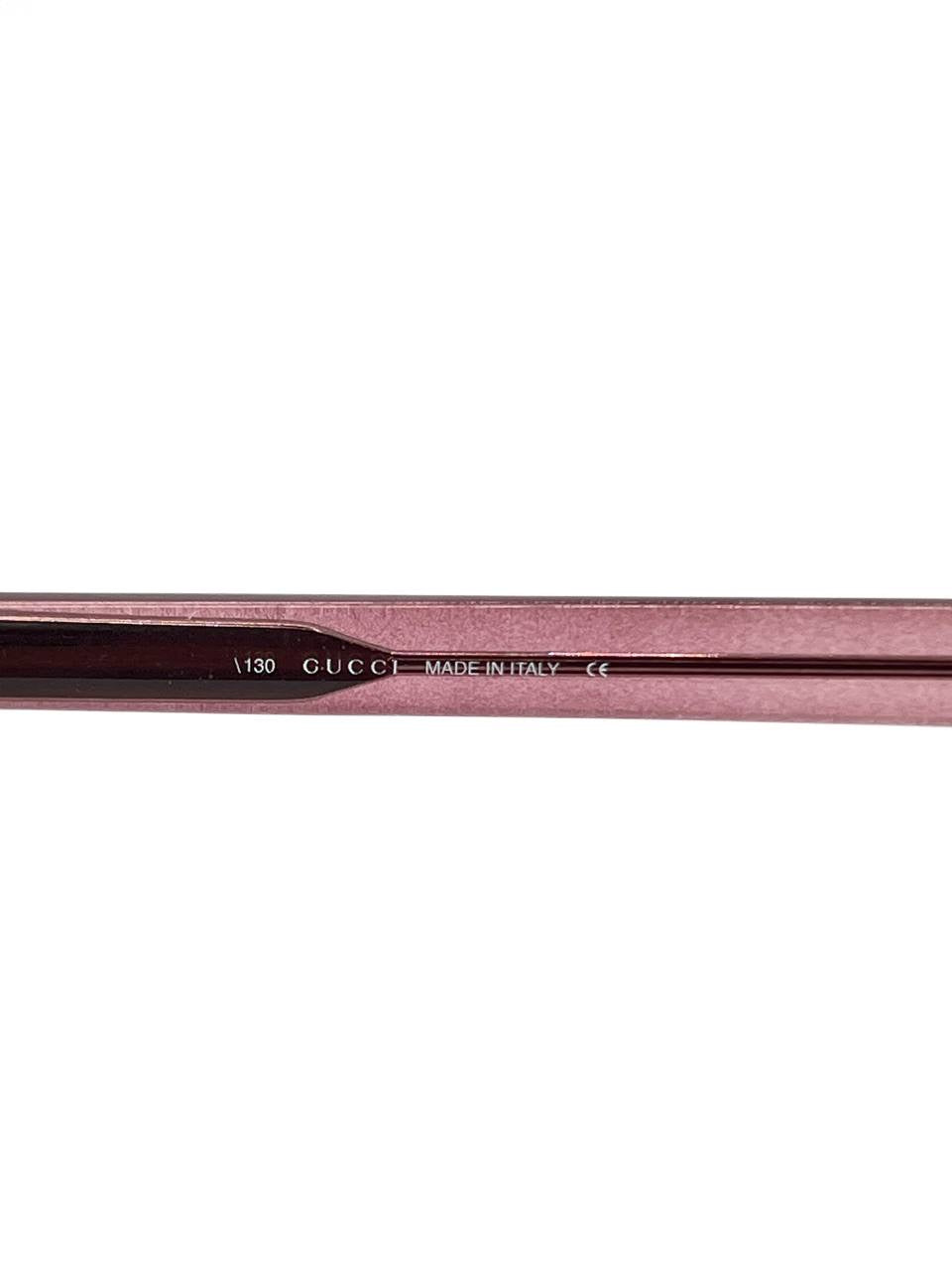 00s Vintage Gucci Sunglasses GG1378 Pink Tom Ford Era