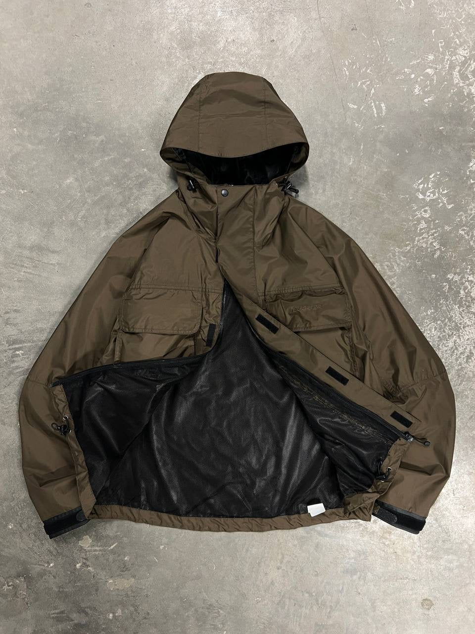 Guideline Wading Jacket Cargo Pockets Windbreaker