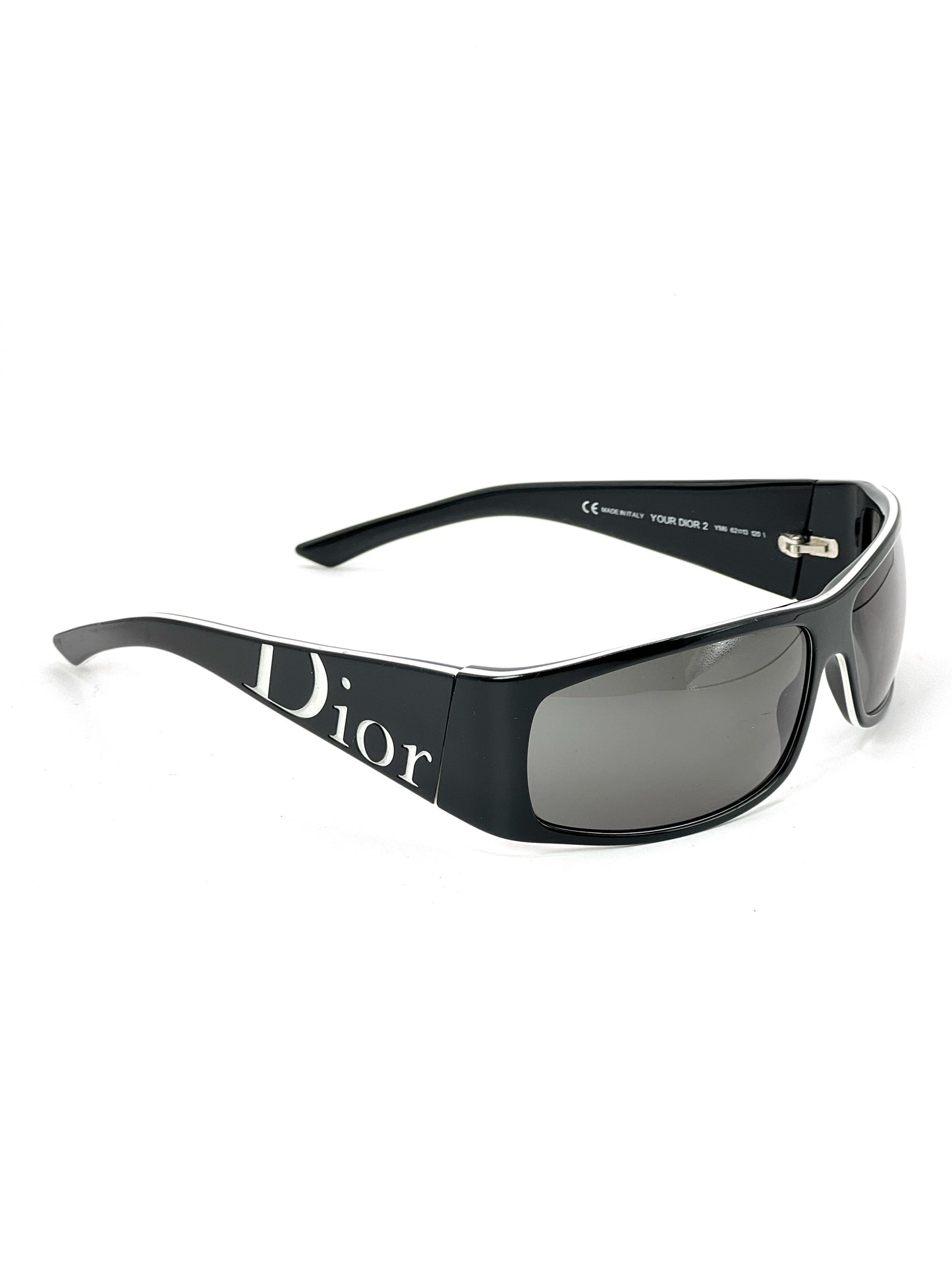 Vintage Dior Your Dior 2 Sunglasses Black
