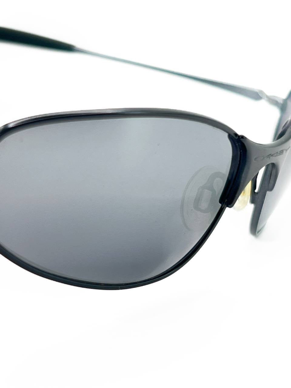 2000 Vintage Oakley A Wire 2.0 Dark / Black Iridium Sunglasses