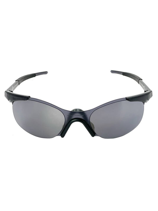 1994 Oakley Zero 0.4 Squared Sleet / Black Iridium Sunglasses