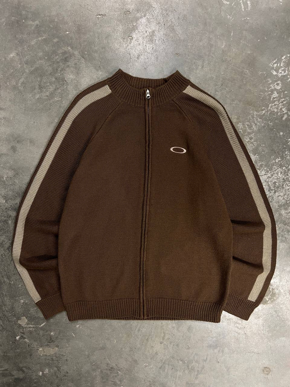 00s Vintage Oakley Zip Sweater