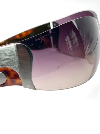 00s Vintage Prada Flame Mask Sunglasses