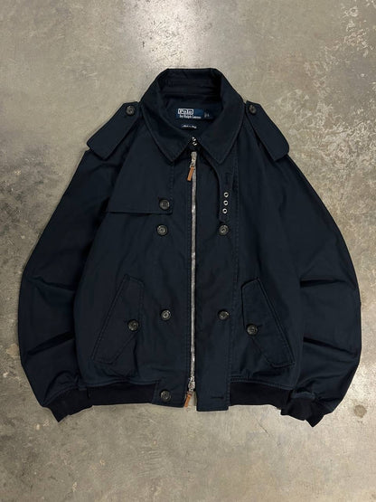 Vintage Polo Ralph Lauren Double Breasted Flight Blouson Harrington Jacket