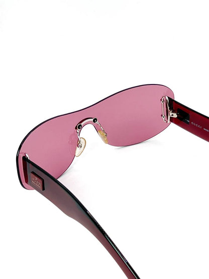 00s Vintage Gucci 2448 Pink Sunglasses