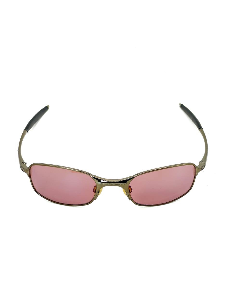 1999 Vintage Oakley Square Wire 2.0 Black Chrome / G30 Iridium