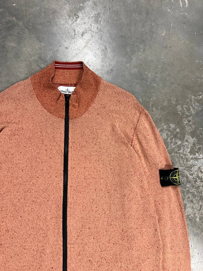 Stone Island Linen Nylon Full Zip Sweater