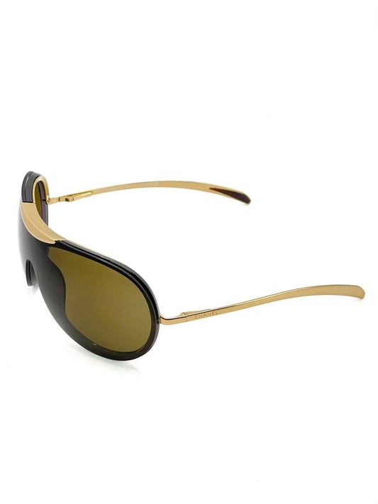 Vintage Chanel 6006 Brown / Gold Mask Sunglasses
