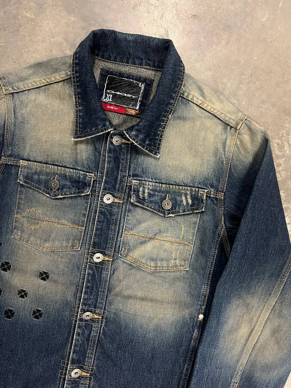 2006 Vintage Oakley MP3 Denim Jacket