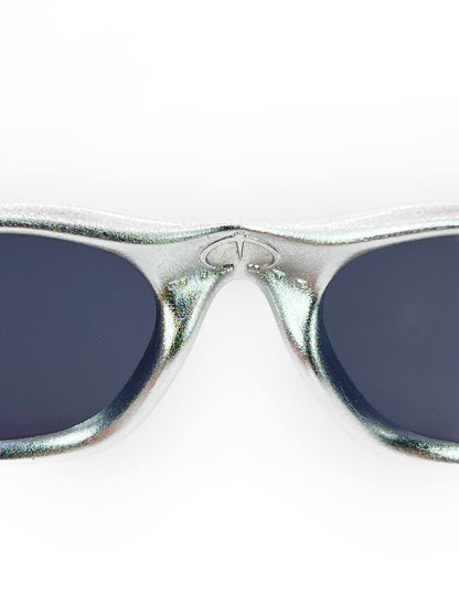 1999 Vintage Oakley Minute Polished Aluminium / Black Iridium Sunglasses