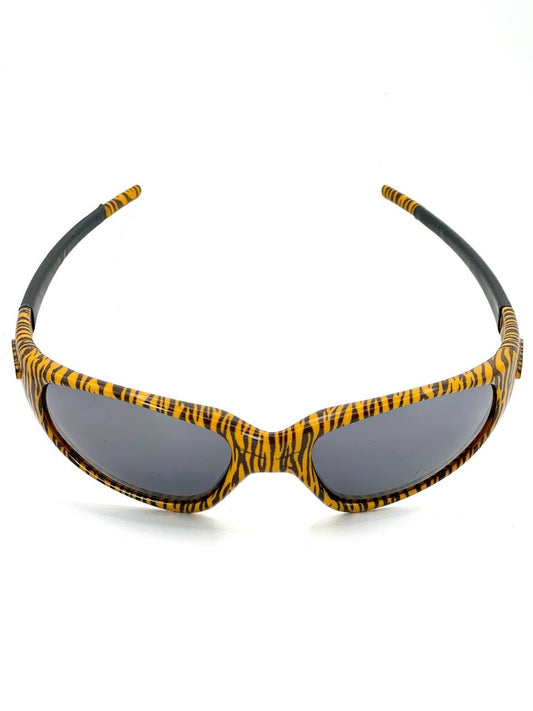 1996 Vintage Oakley Straight Jacket Bengal / Black Iridium Sunglasses