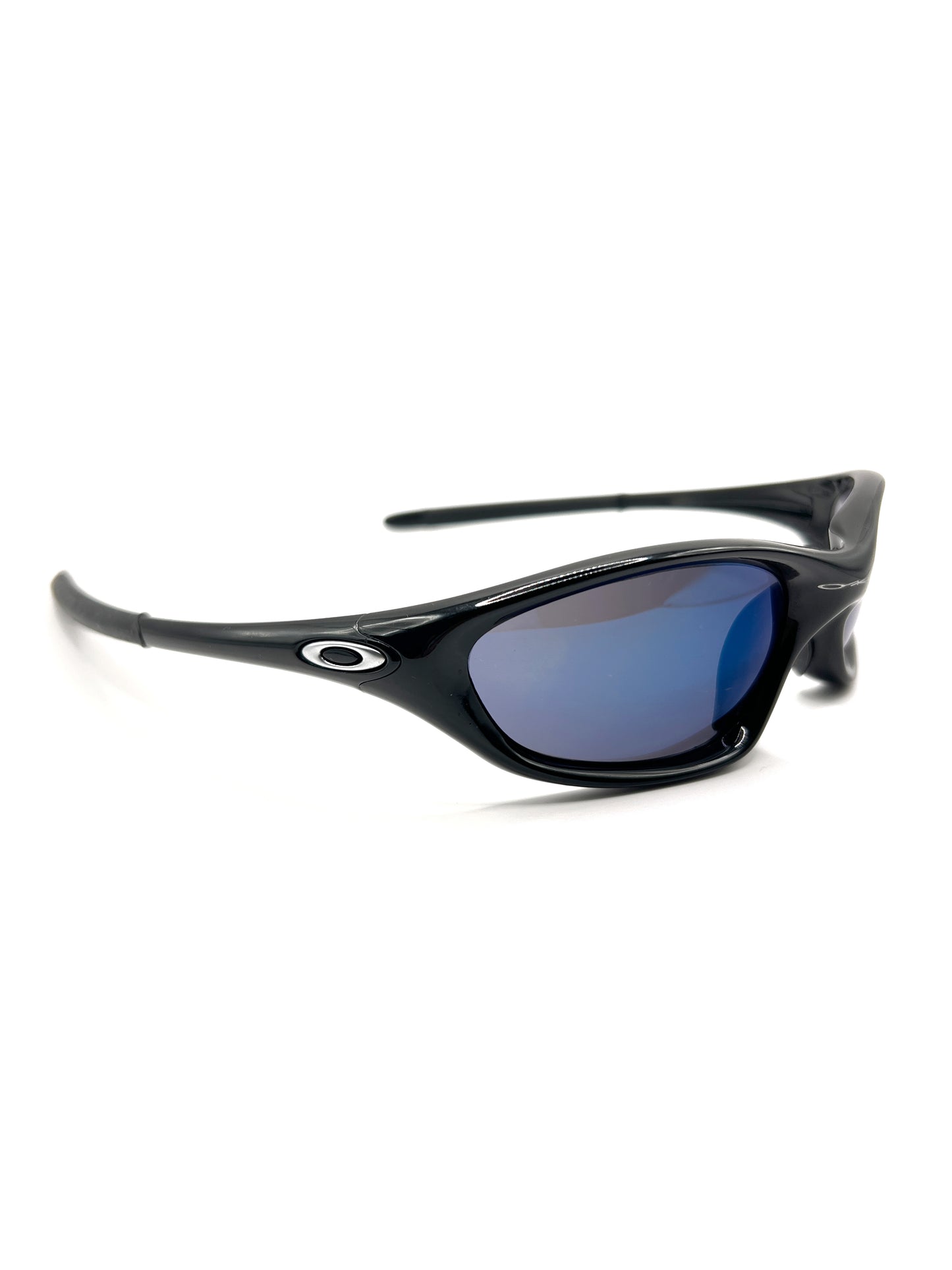 2000 Vintage Oakley XX Twenty Polished Black Ice Iridium Sunglasses