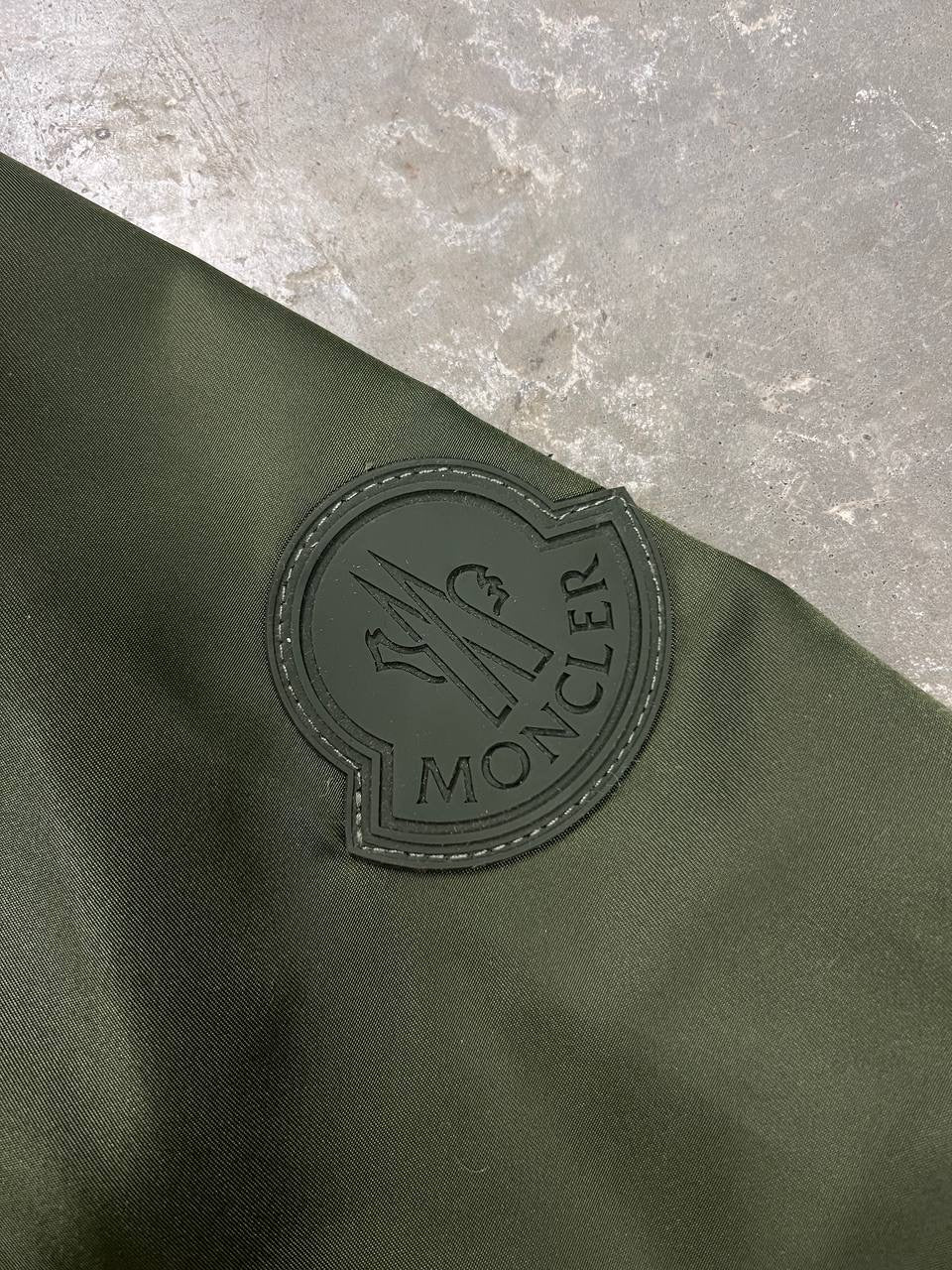 Moncler Teddy Fleece Wool Nylon Hooded Jacket