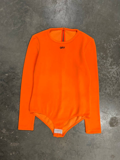Women’s Off-White Long Sleeve Bodysuit
