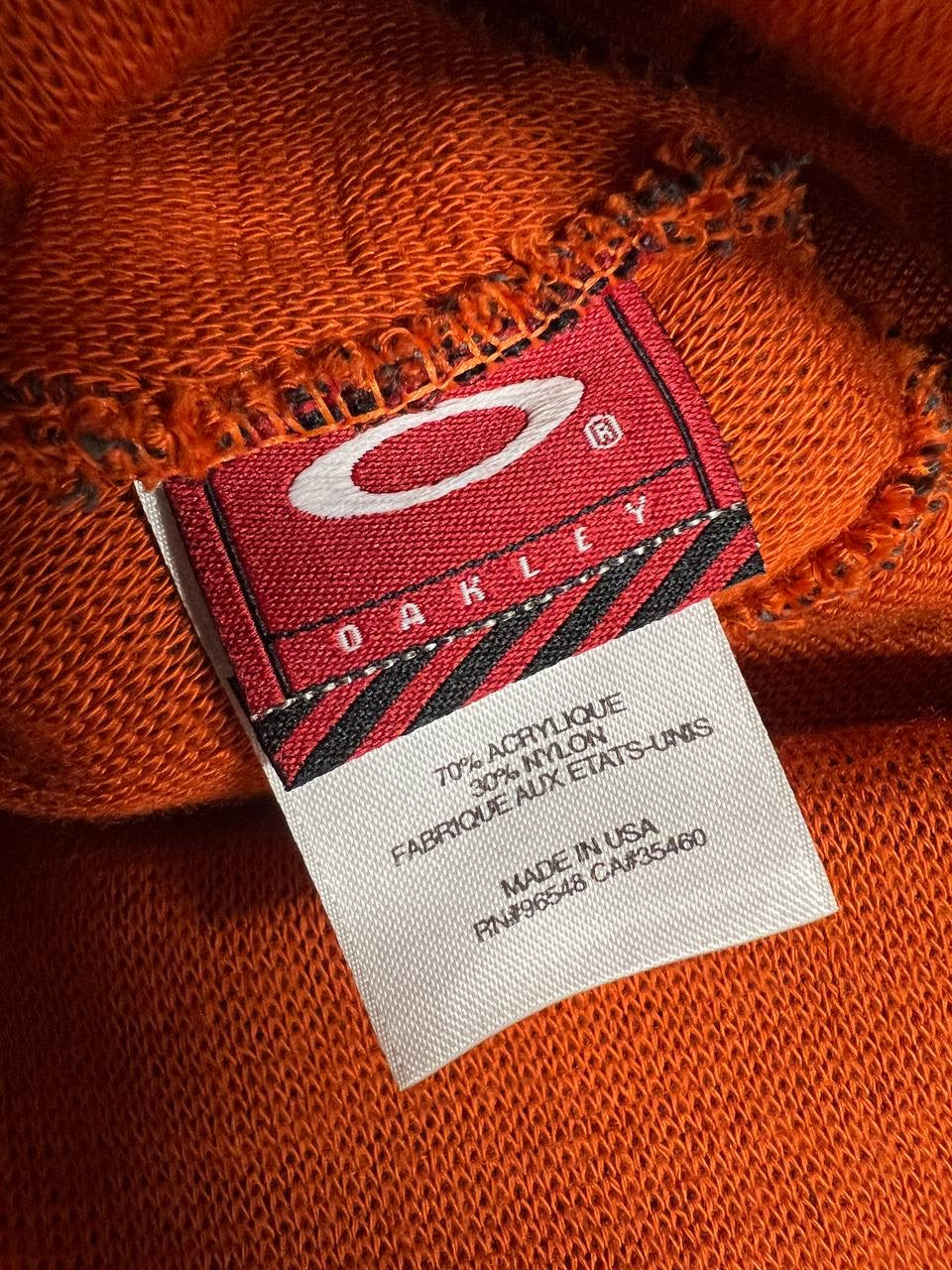 00s Vintage Oakley Static Beanie Hat