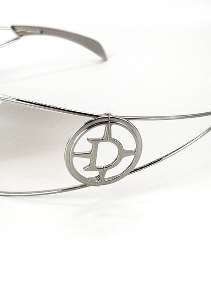 00s Vintage Dior Calandre Sunglasses
