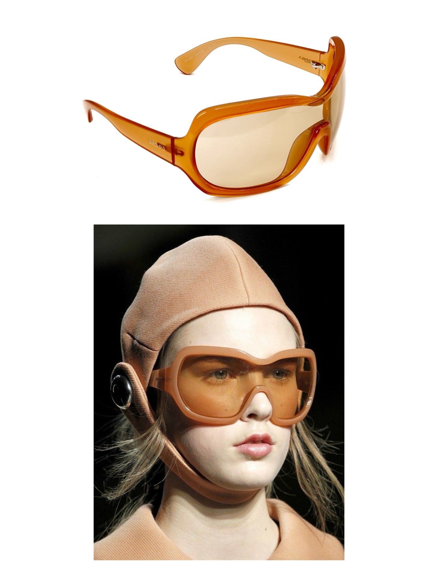 FW2011 Prada Illusion Shield Sunglasses