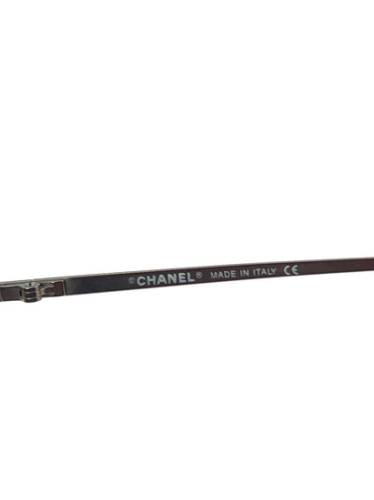00s Vintage Chanel 4003 Brown Rimless Sunglasses