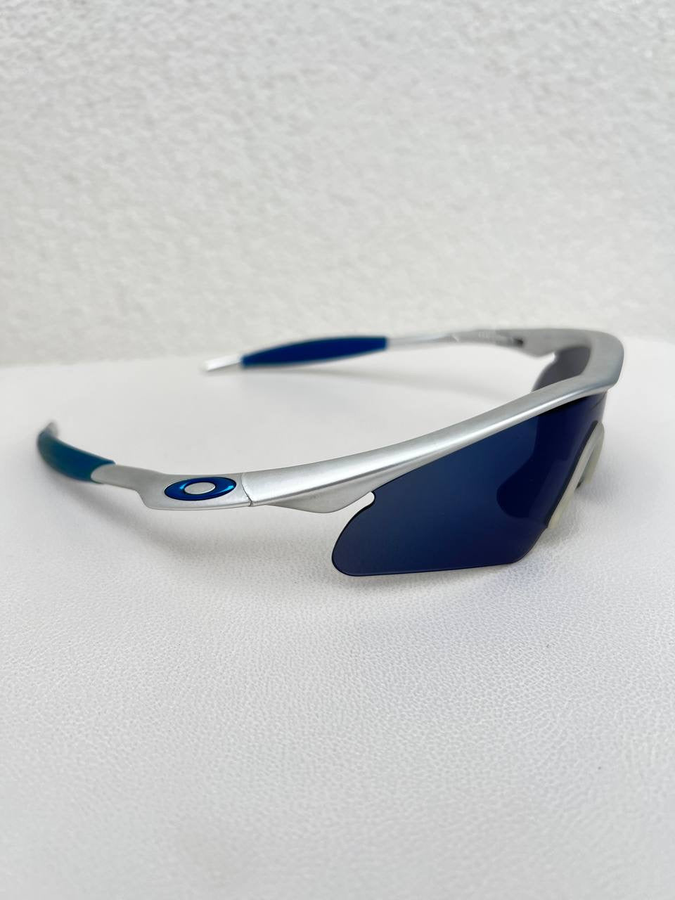 1999 Vintage Oakley New M Frame Hybrid S FMJ 5.56 Ice Iridium Sunglasses