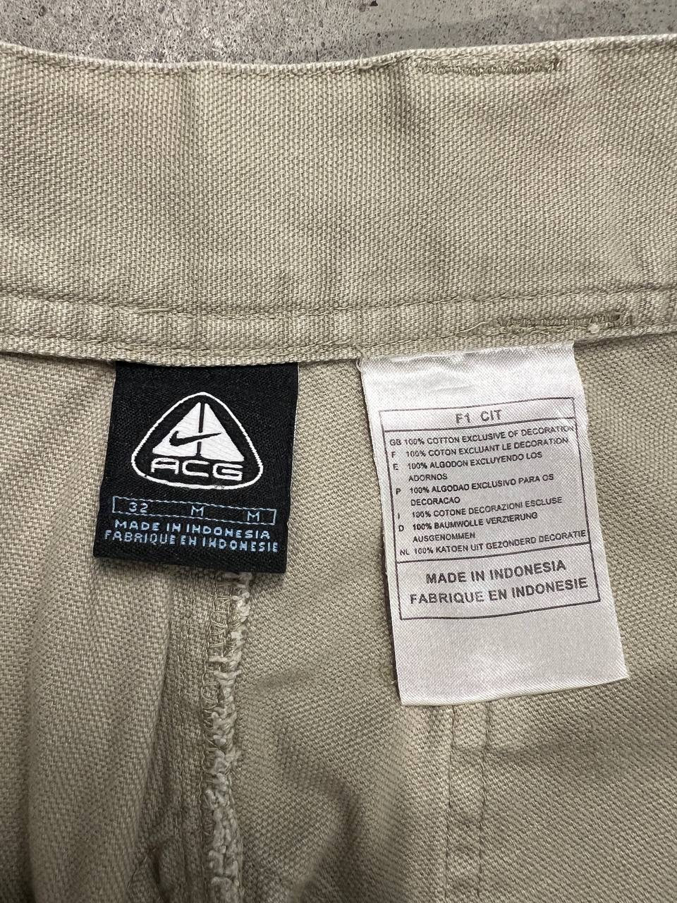 00s Vintage Mens Nike ACG Double Knee Carpenter Pants