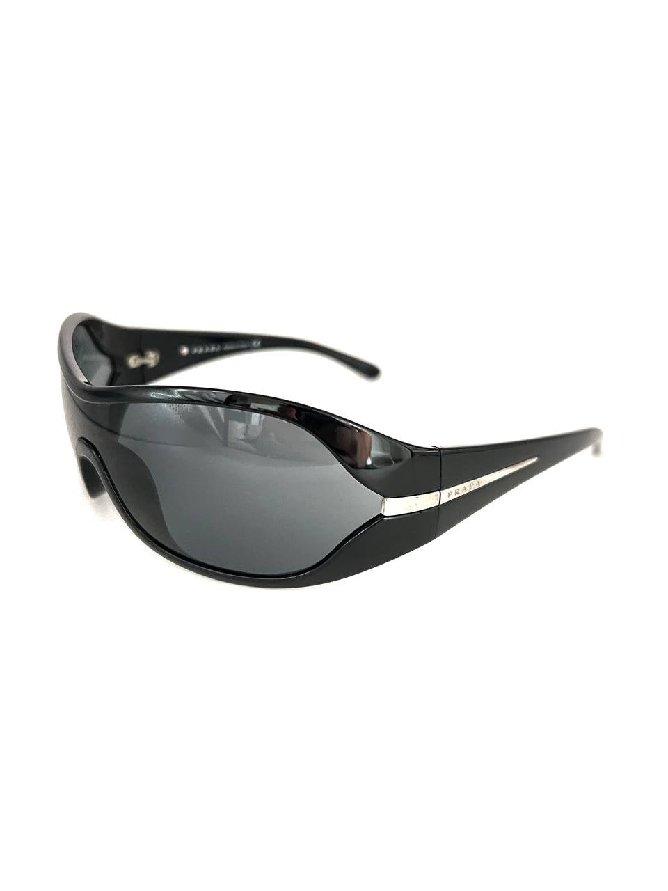 Archive Prada  Black Mask Sunglasses