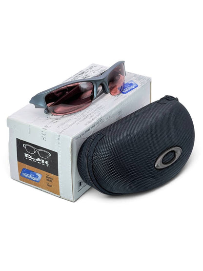 2007 Vintage Oakley Flak Jacket New Grey / G40 Sunglasses
