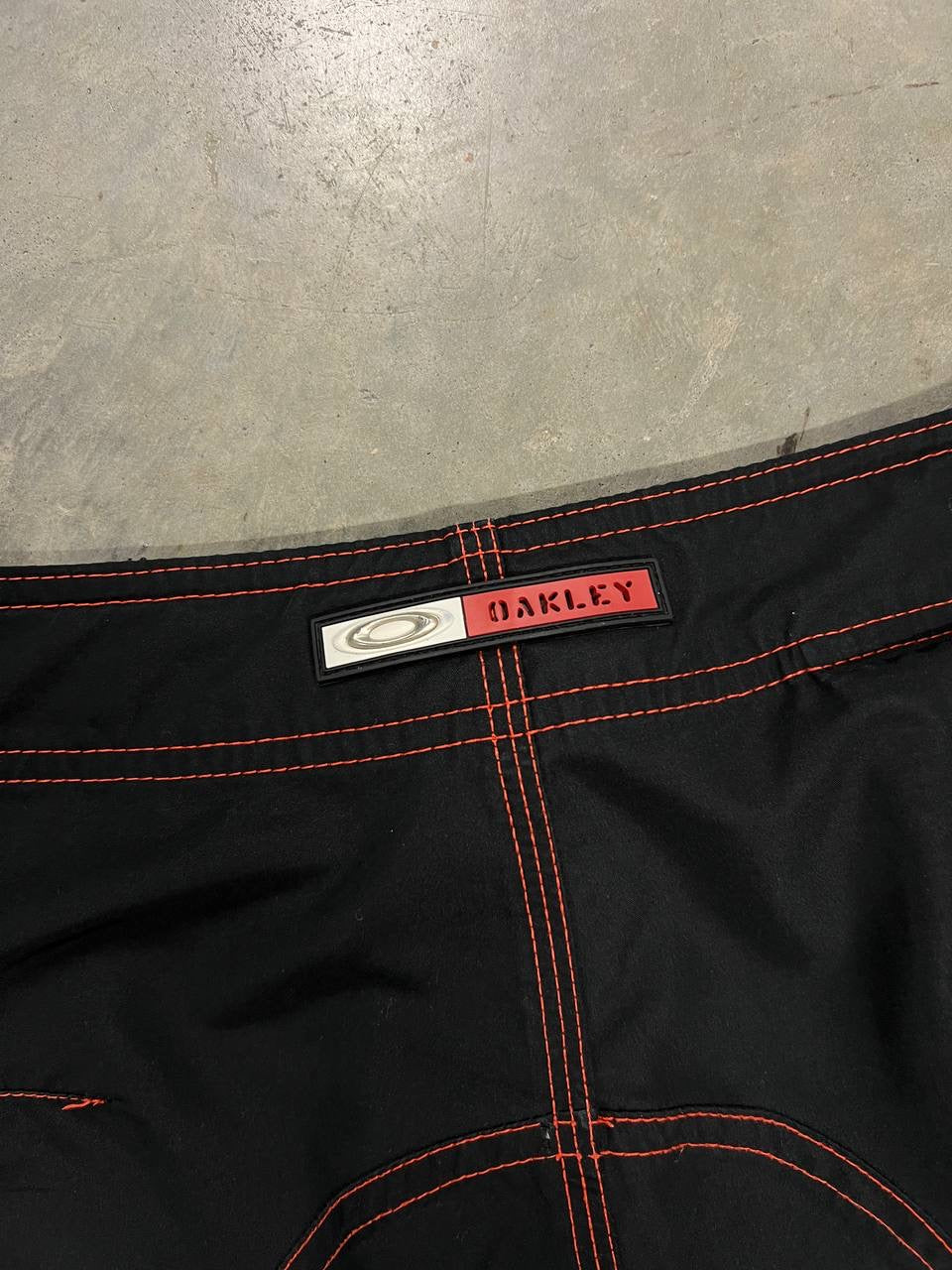 00s Vintage Oakley Skull Flame Shorts