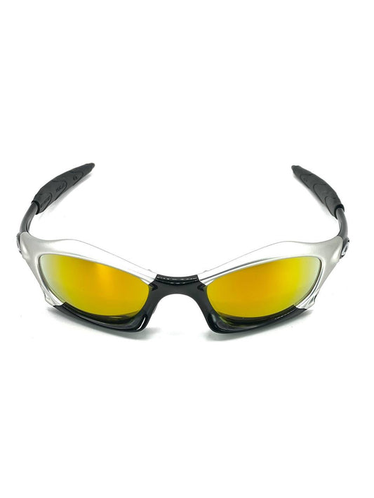 2003 Vintage Oakley Splice FMJ 5.56 - Polished Black Fire Iridium Sunglasses