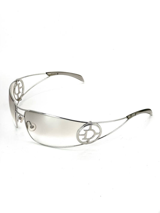00s Vintage Dior Calandre Sunglasses