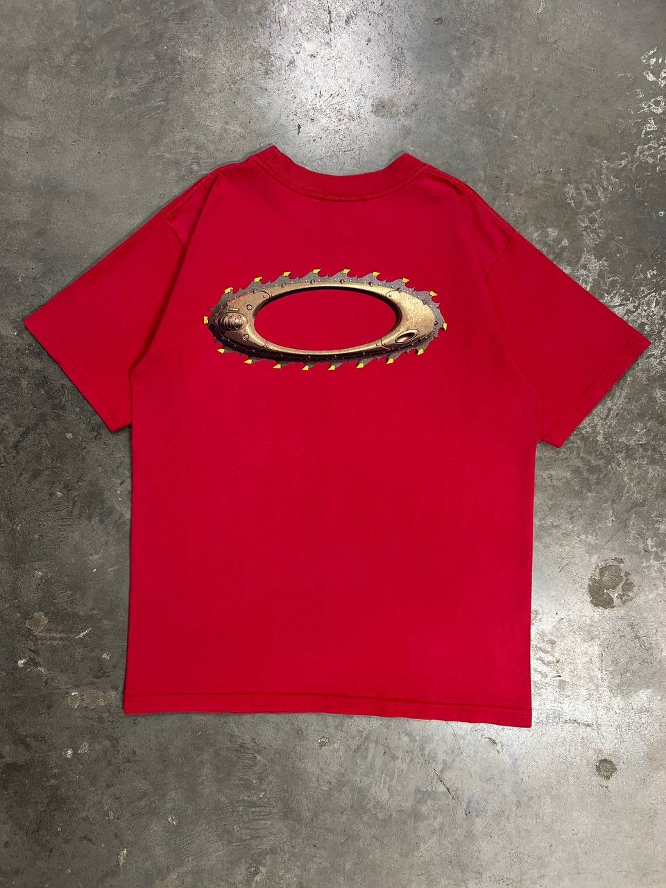 90s Vintage Oakley Software Chop Saw T-Shirt