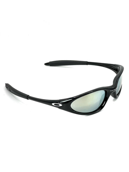 1999 Vintage Oakley Minute Gen 2 Jet Black / Emerald Iridium Sunglasses