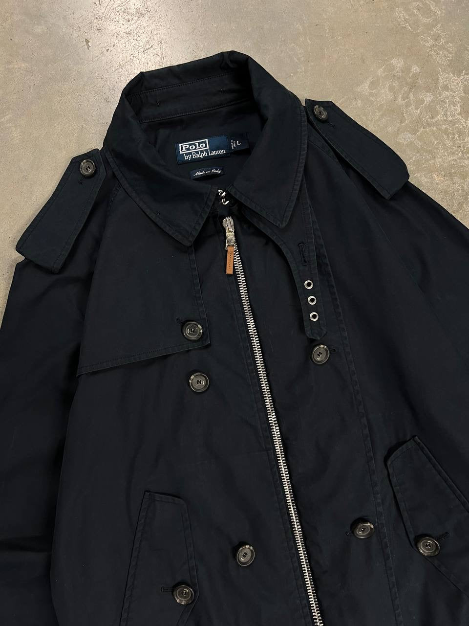 Vintage Polo Ralph Lauren Double Breasted Flight Blouson Harrington Jacket