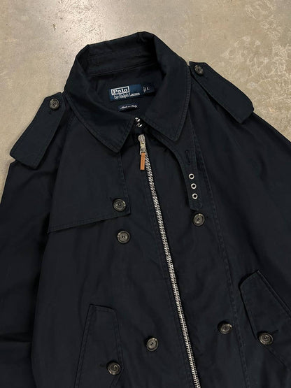 Vintage Polo Ralph Lauren Double Breasted Flight Blouson Harrington Jacket