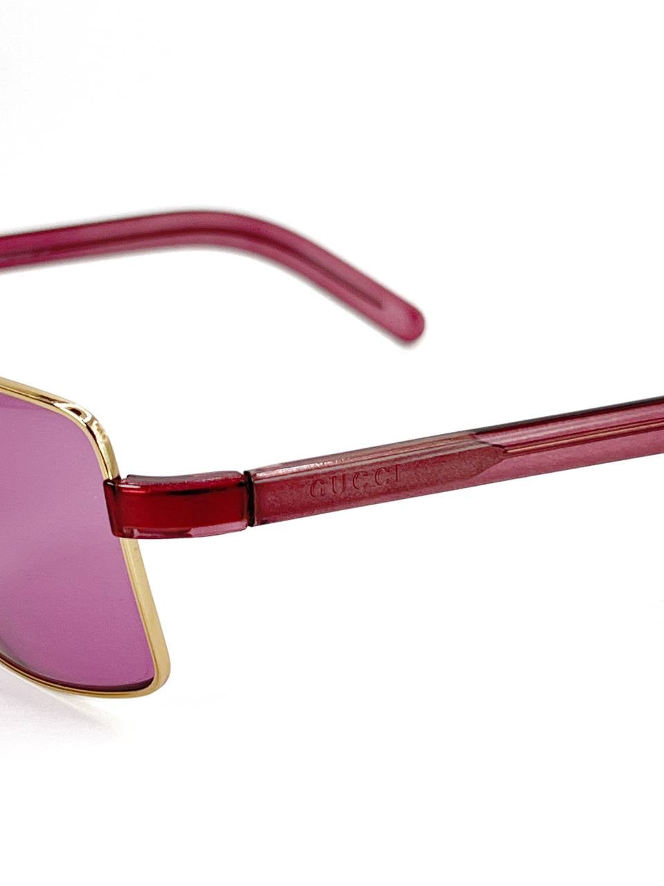 00s Vintage Gucci Sunglasses GG1378 Pink Tom Ford Era