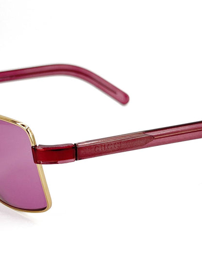 00s Vintage Gucci Sunglasses GG1378 Pink Tom Ford Era