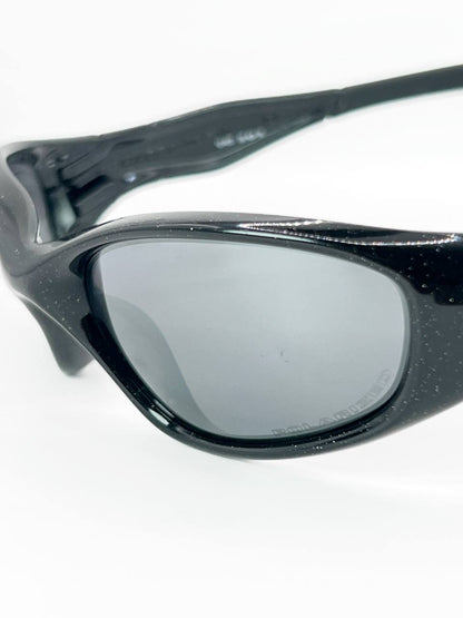 2007 Oakley Minute 2.0 Metallic Black / Black Iridium Polarized Sunglasses