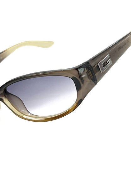 00s Vintage Gucci GG2456 Grey Gradient Sunglasses