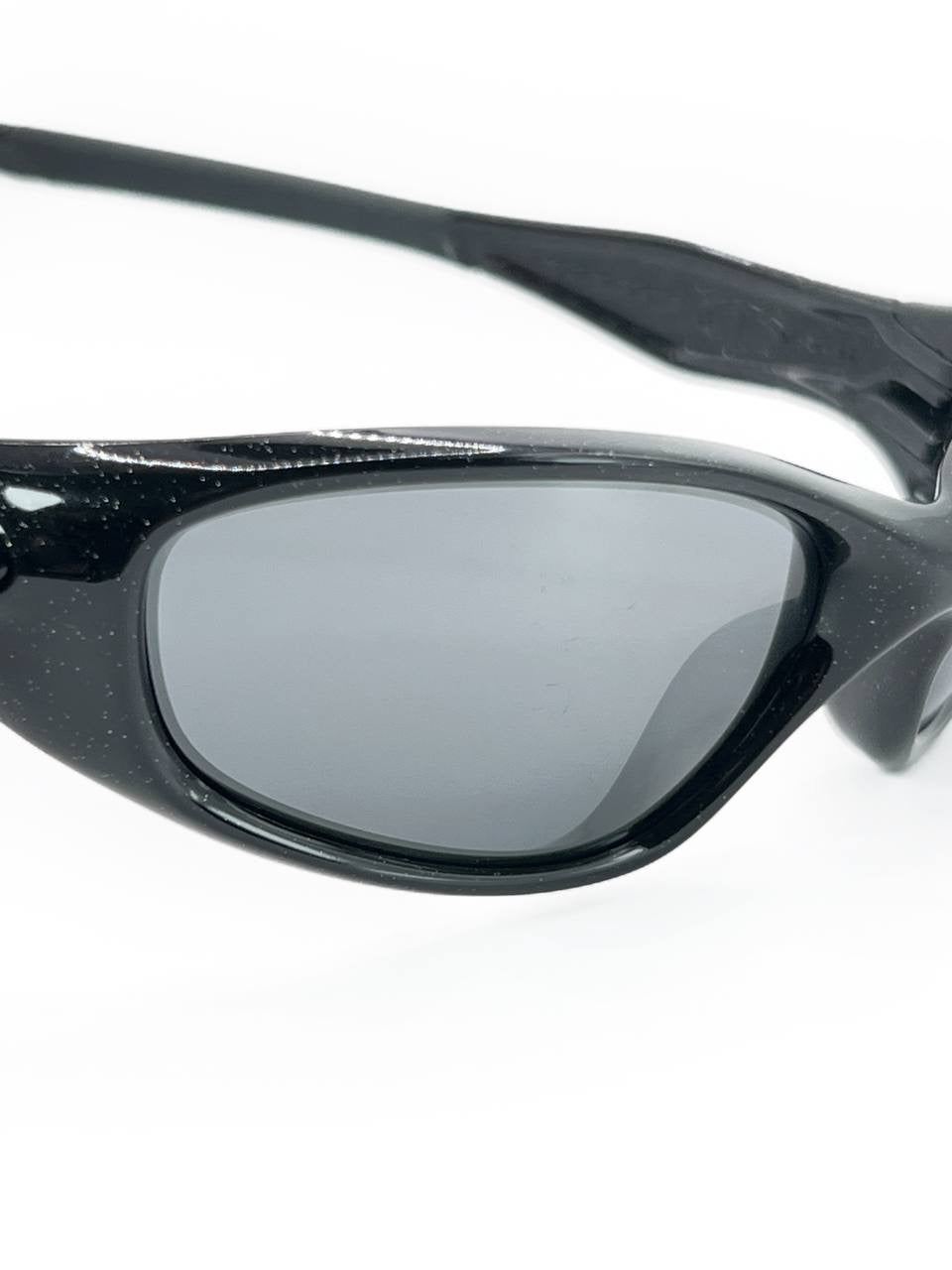 2007 Oakley Minute 2.0 Metallic Black / Black Iridium Polarized Sunglasses
