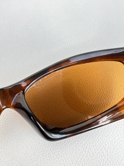 2003 Vintage Oakley Monster Dog 1st Gen Brown Tortoise / Bronze Sunglasses