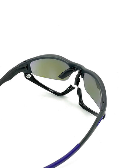 2011 Oakley Split Jacket Infinite Hero Carbon / Violet Iridium Sunglasses