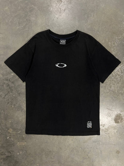 90s Vintage Oakley Software Mad Science White Camo T-Shirt