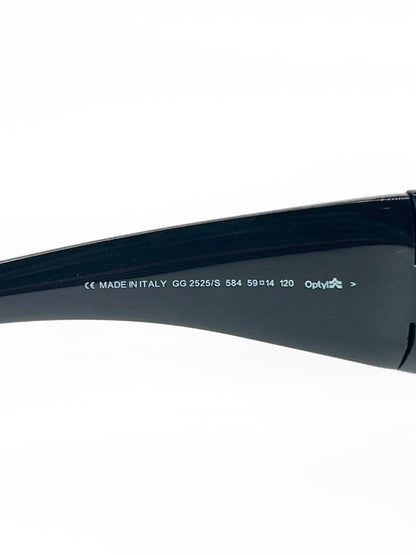 Vintage Gucci GG2525 Black Sunglasses