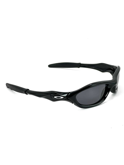 2004 Oakley Unknown Polished Black / Black Iridium Sunglasses